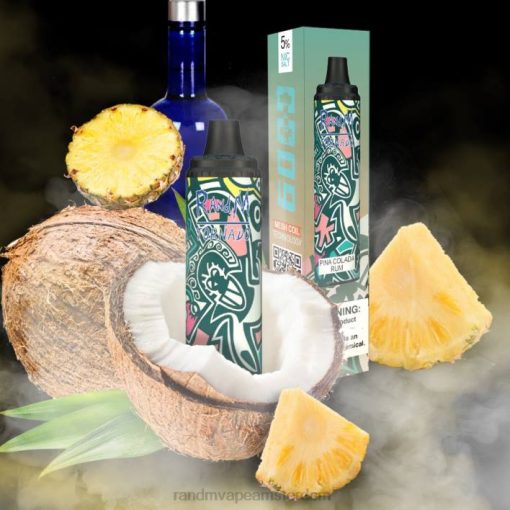 RandM Tornado 6000 Luchtstroomregeling Vape | Pina Colada-Rum: Innovatie en Smaak in Één
