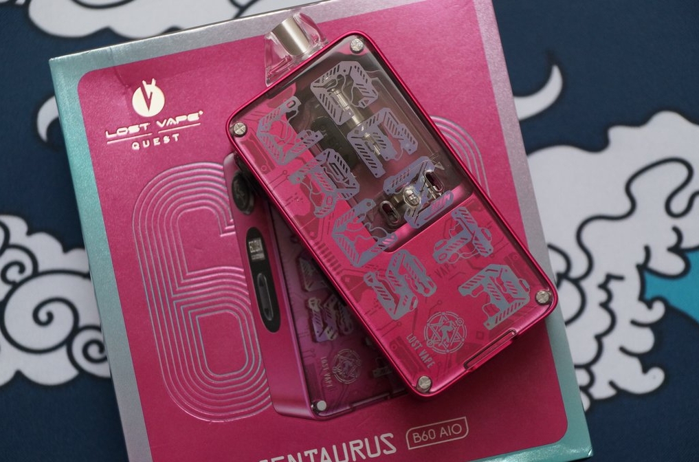 Ontdek de Lost Vape Centaurus B60 AIO-Kit | Pod-Systeem - Roze Houden: Stijl en Prestaties in Perfecte Harmonie