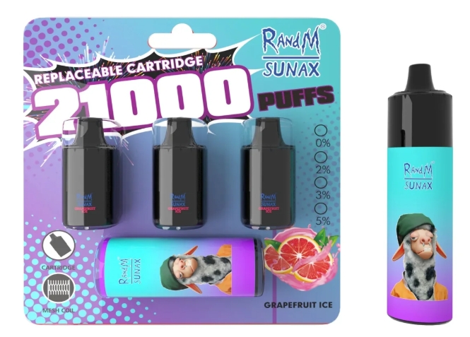 RandM Sunax 21000 Vape - grapefruit-ijs: Een Explosie van Smaak en Innovatie in de Nederlandse Vape Scene