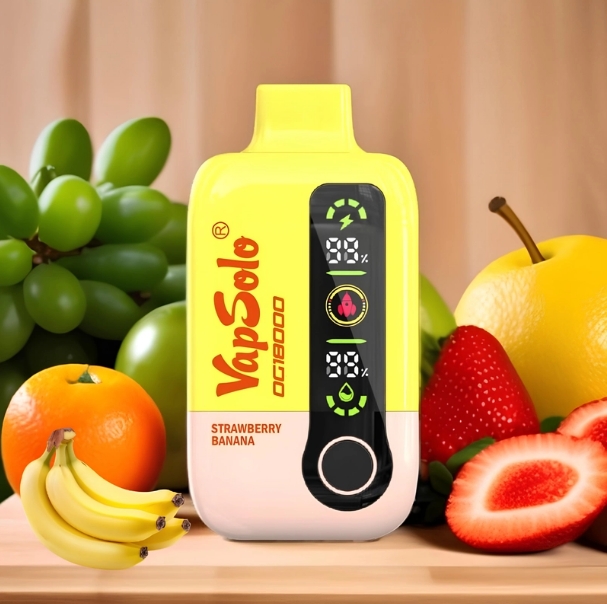 VapSolo DG18000 Aardbei Banaan: Een Fruitige Revolutie in de Nederlandse Vape-Wereld