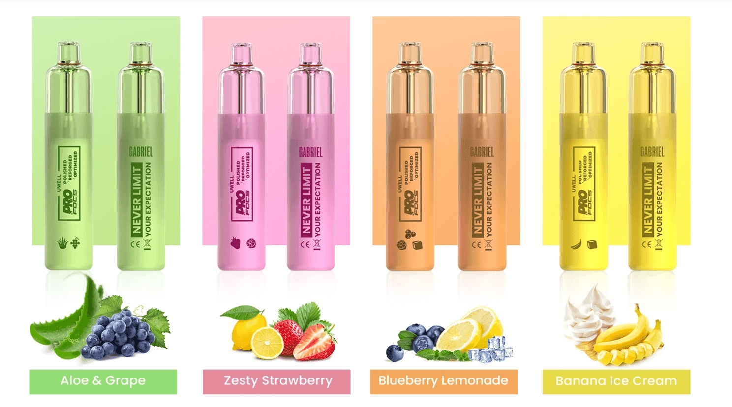 UWELL GABRIEL RESPECT wegwerp damp - bananenijs: Een Tropische Sensatie voor Nederlandse Vapors in 2025