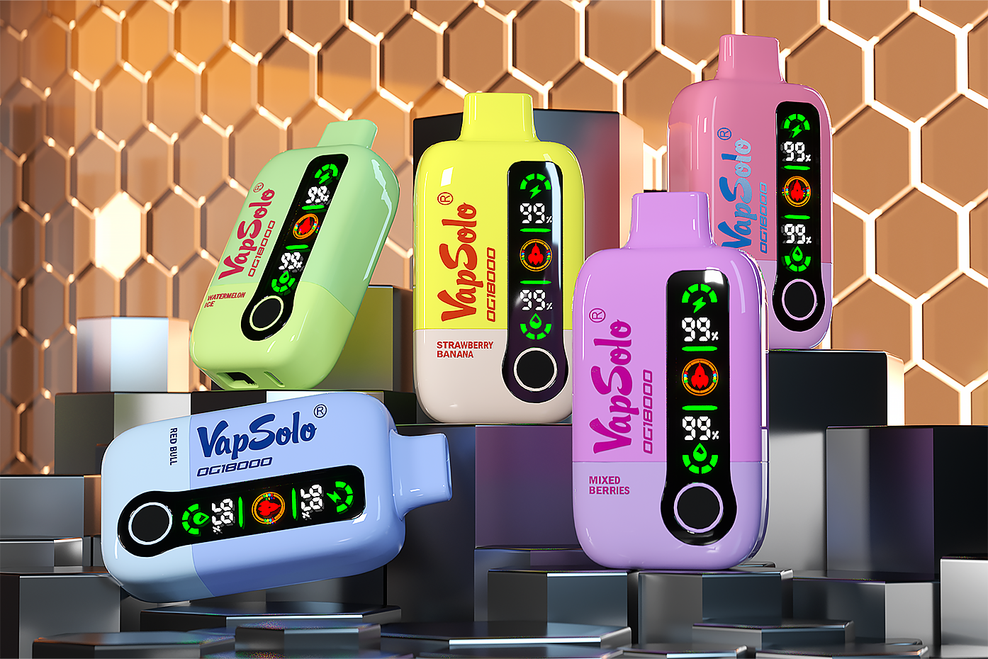VapSolo DG18000 Aardbei Banaan: Een Fruitige Revolutie in de Nederlandse Vape-Wereld