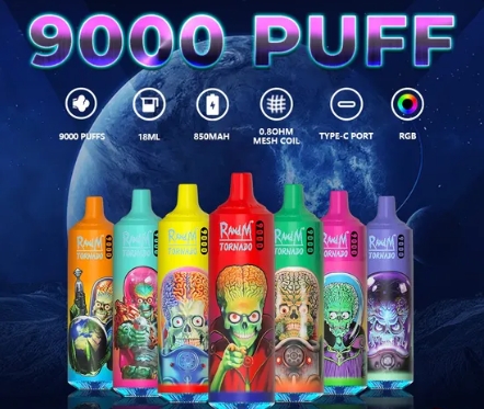 RandM Tornado 9000 vape pod-apparaat - aloë druif: Een Revolutie in de Nederlandse Vaping Wereld