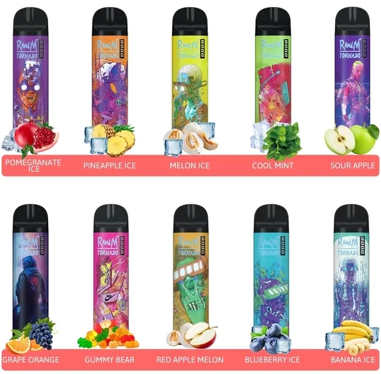 RandM Tornado 8000 Puffs Vape-apparaat - Druif Sinaasappel: Een Smaakvolle Revolutie in de Nederlandse Vaping Scene