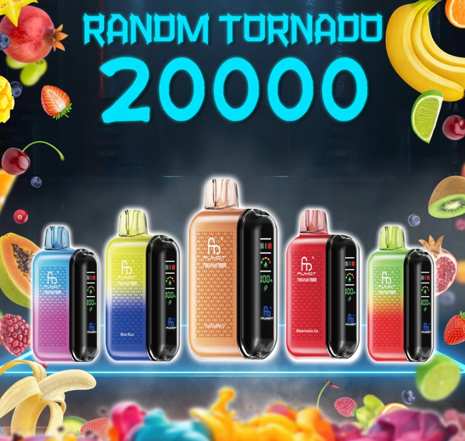Fumot Tornado 20000 Puffs Vape - Peren Ijs: Een Verfrissende Revolutie in Vaping