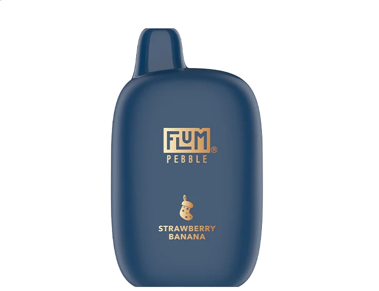 FLUM PEBBLES 6000 soesjes (kersteditie) Vape - aardbei banaan: De feestelijke smaakexplosie van 2025