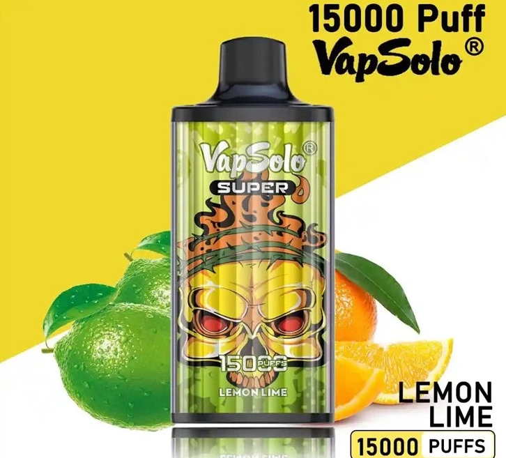 VapSolo SUPER 15000 Puffs Vape met Citroen Limoen: Een Frisse Revolutie in de Nederlandse Vape Scene