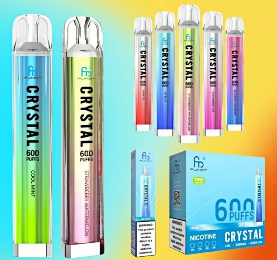 Fumot Crystal 600 Puffs Vape - Koele Munt: Een Verfrissende Revolutie in de Nederlandse Vape-Wereld