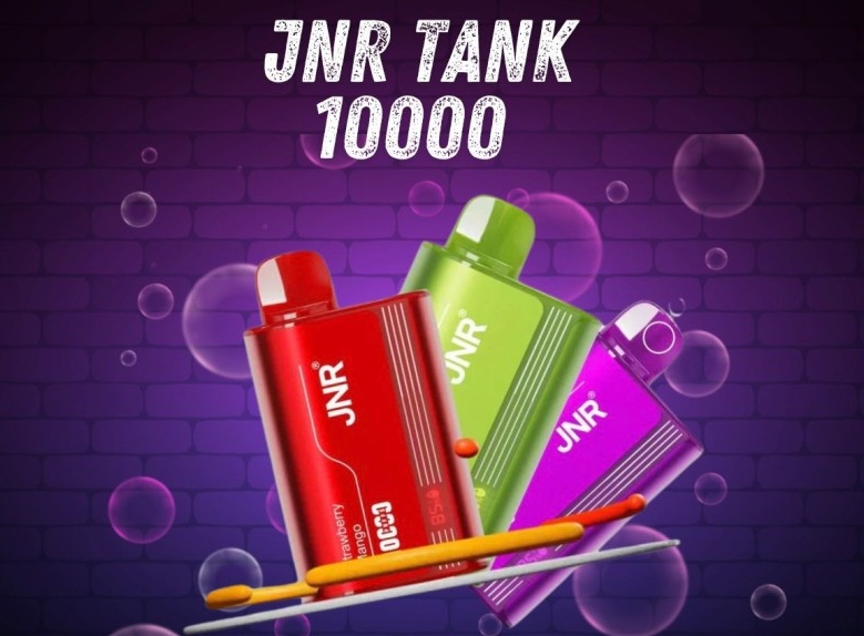 JNR TANK 10000 PUFFS: Jouw Aardbei-Watermeloen Stroomstoot voor een Leuke Dag!